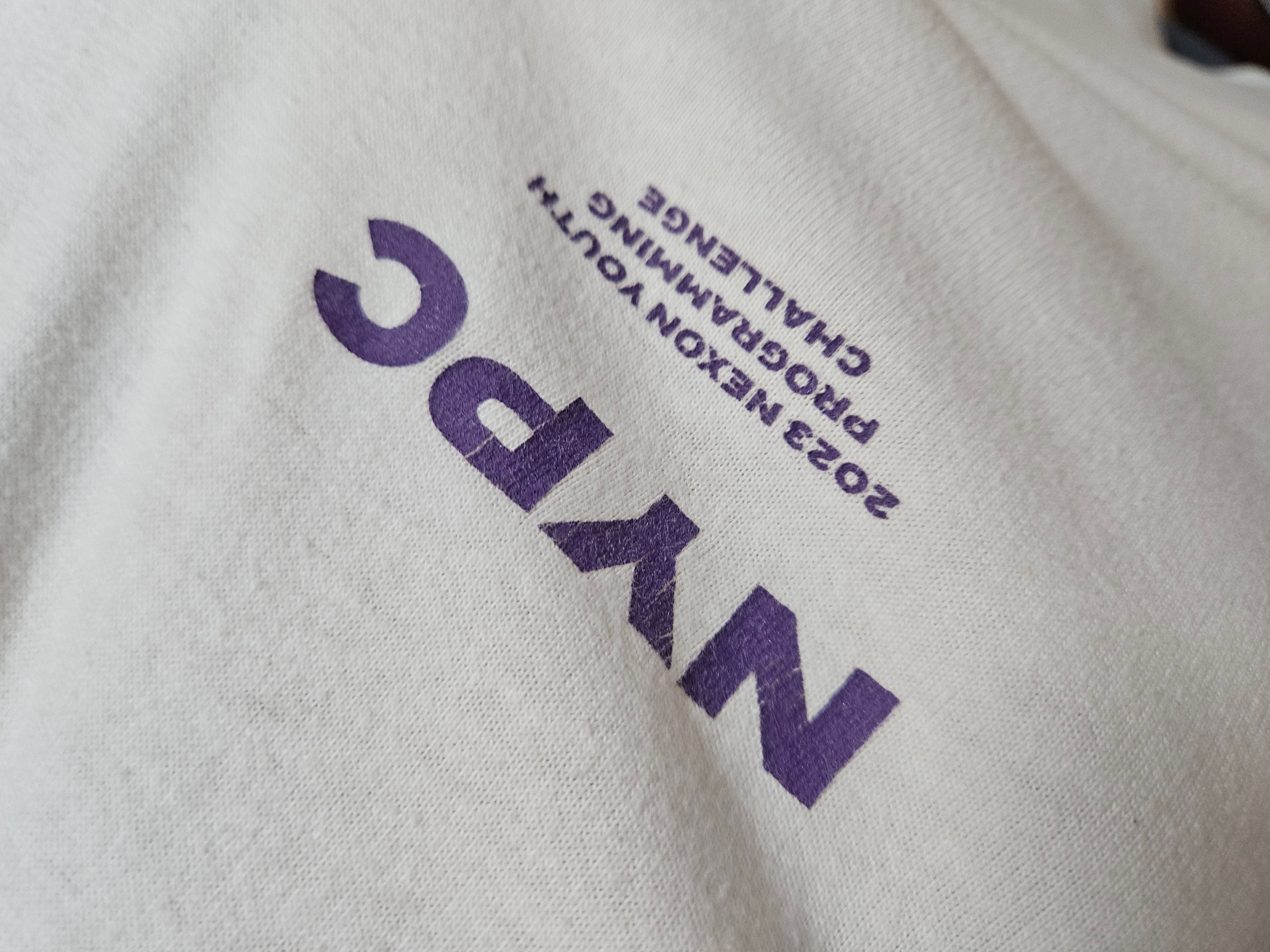 NYPC 2023 예선 500위 내에 들어 받은 티셔츠.